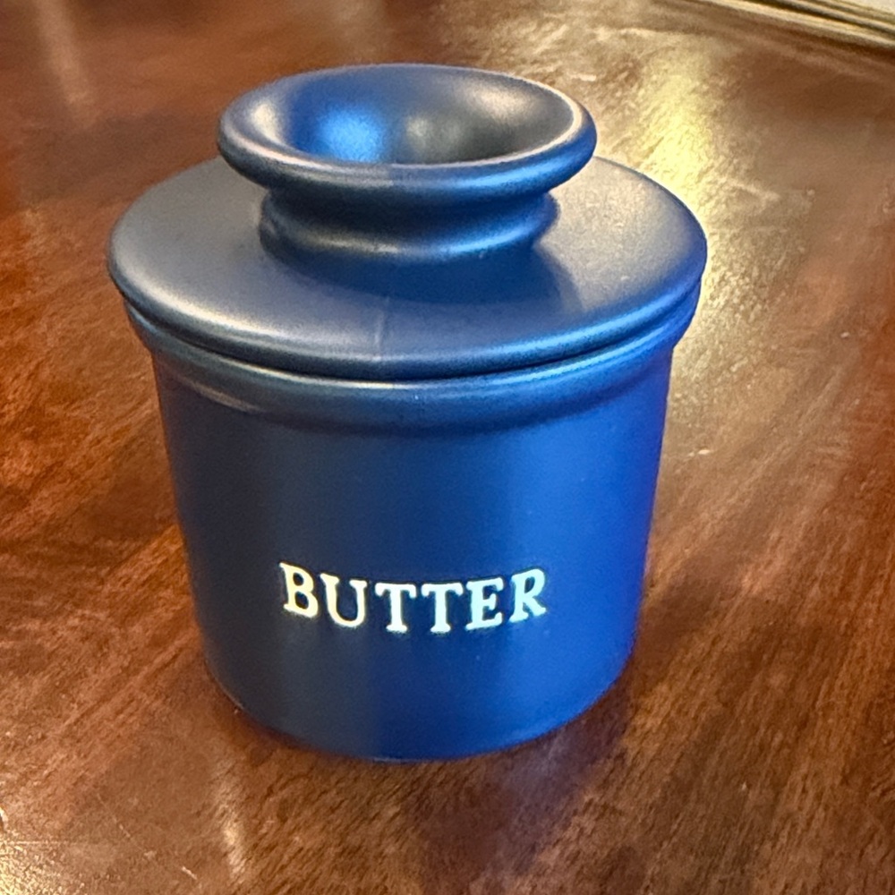 KOOK Navy Butter Keeper/ Butter Bell - Picture 3 of 14